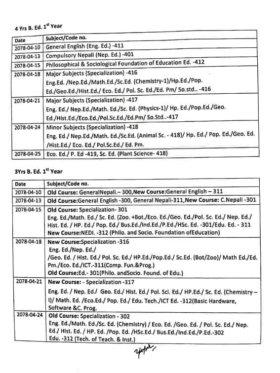 Bus Route for BBS 1st (Old) Examination-Kakarvitta Multiple Campus