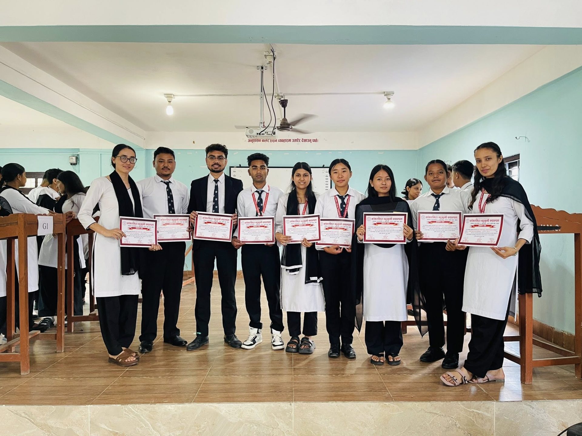 internal quiz competition report winners 2083 kakarvitta campus 5